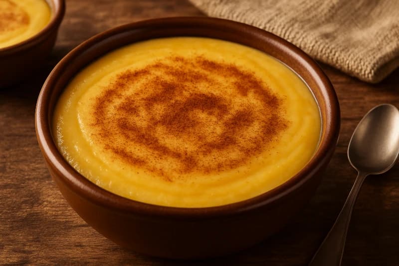 Curau de Fubá Cremoso