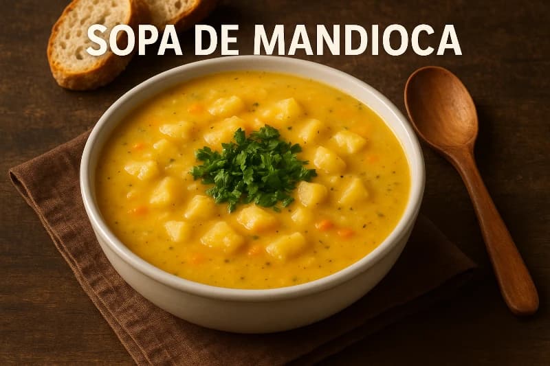 Sopa de Mandioca com Carne