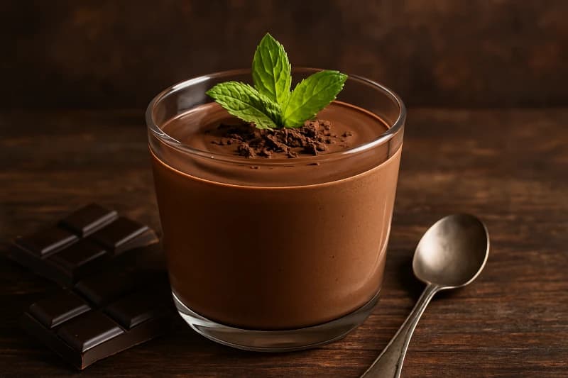 Mousse de Chocolate Cremosa