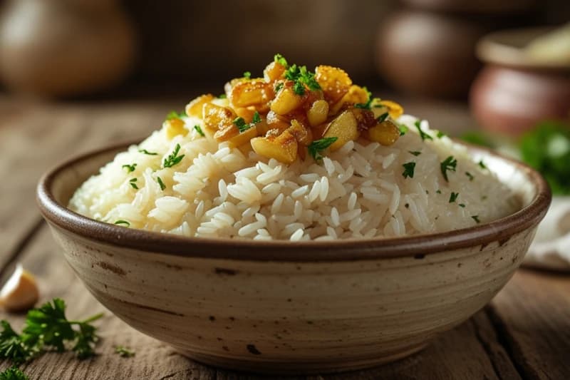 Arroz com Alho
