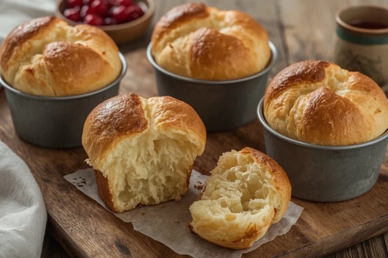 Brioches Caseiros Macios