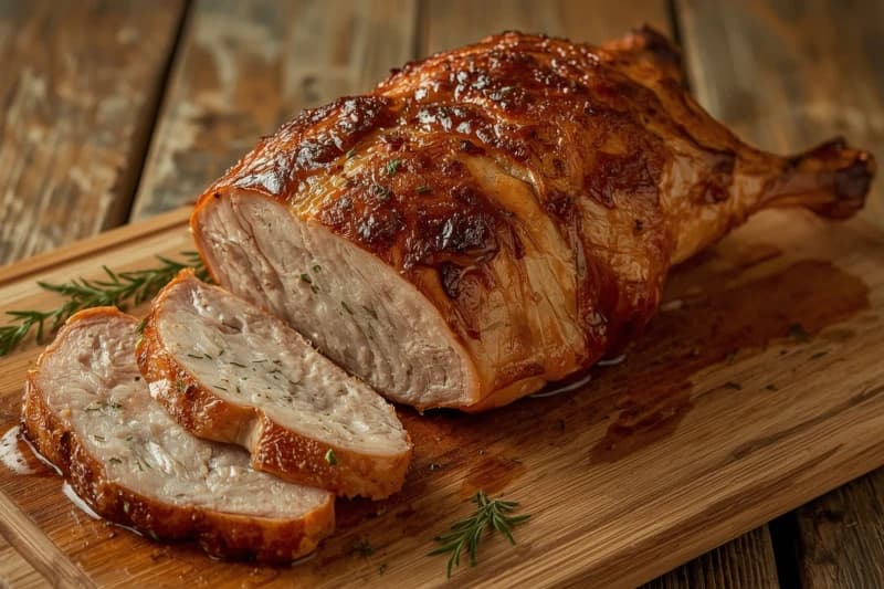 Pernil de Porco Assado no Forno