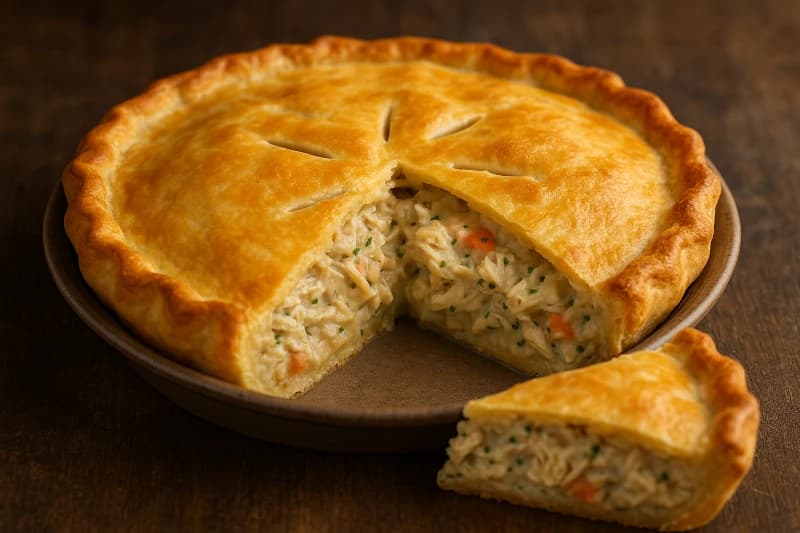 Torta de Frango Caseira