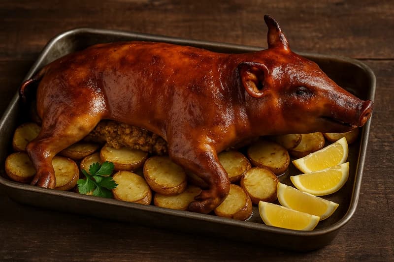 Leitoa Assada – Tradição Caipira