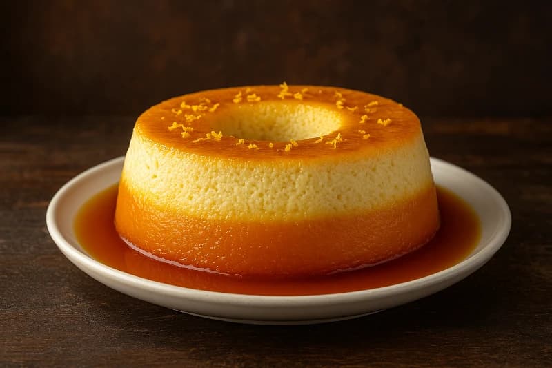 Bolo Pudim de Laranja