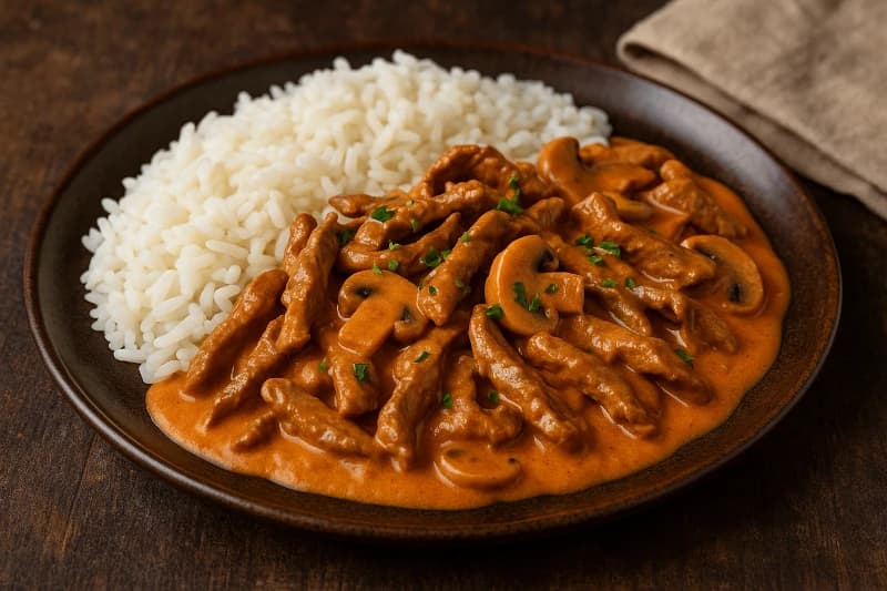 Estrogonofe de Carne