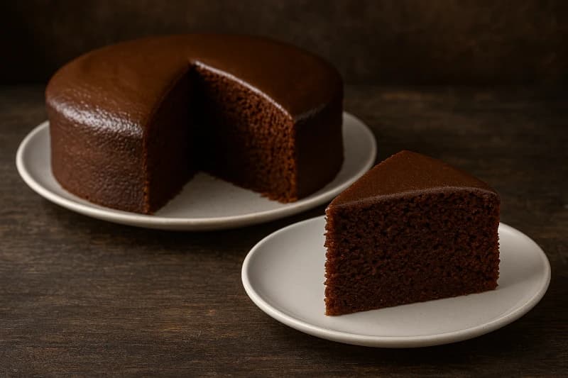 Bolo de chocolate leve e prático, feito no liquidificador, perfeito para quem busca sabor com menos calorias.