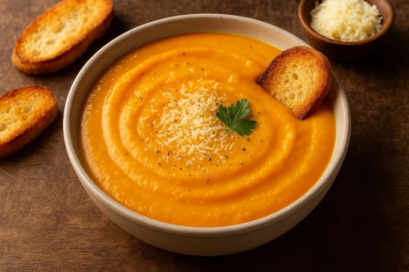 Caldo Cremoso de Abóbora