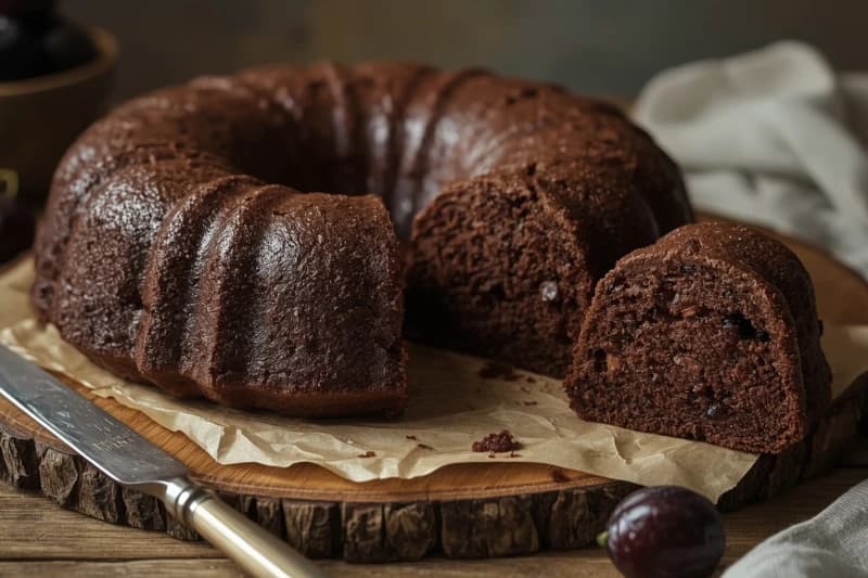 Um bolo úmido e saboroso, com ameixas picadas e um toque surpreendente de refrigerante de cola. Perfeito para acompanhar o café da tarde.