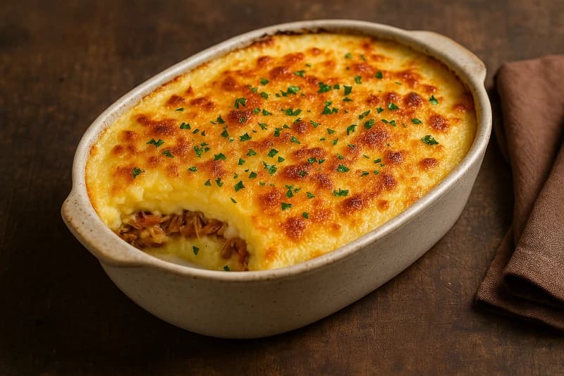 Escondidinho de Carne-Seca Cremoso