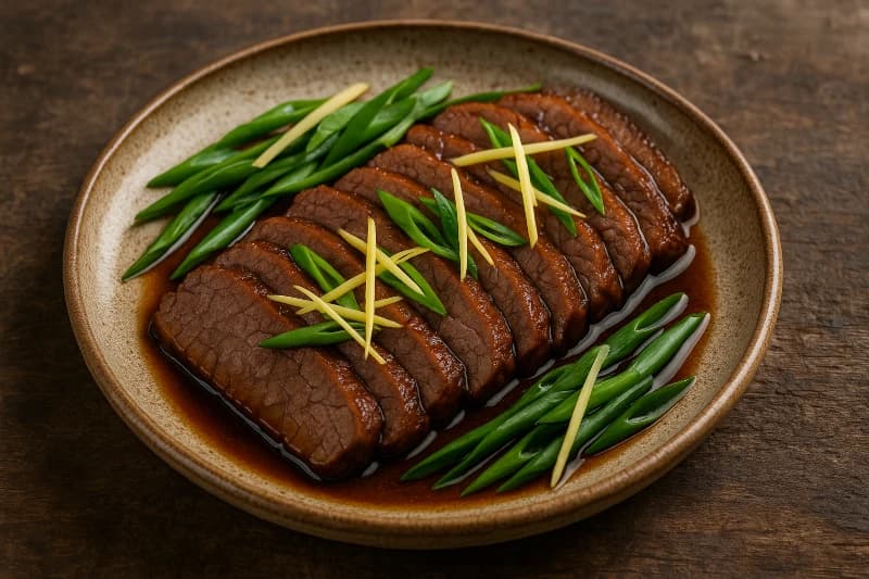 Carne ao Shoyu com Gengibre