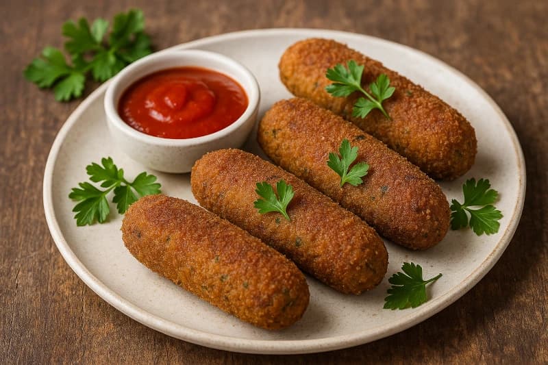 Salsichas Veganas de Lentilha