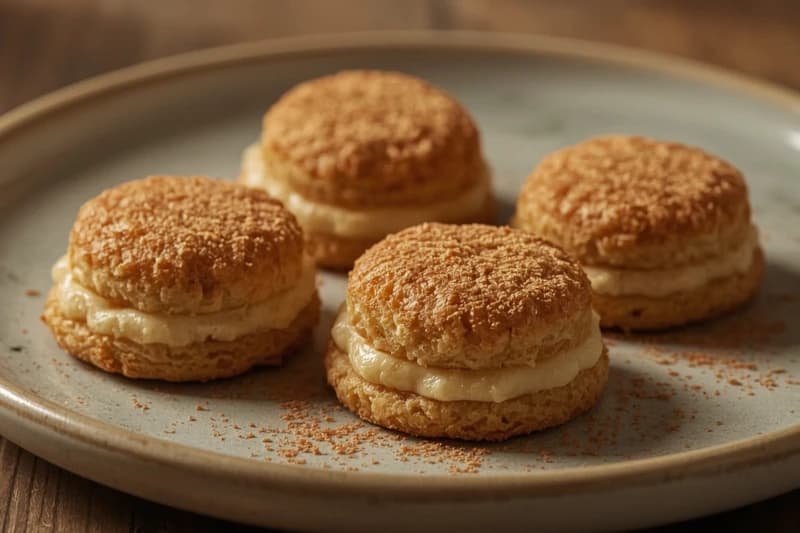 Biscoito Recheado Sem Glúten com Recheio Cremoso de Morango