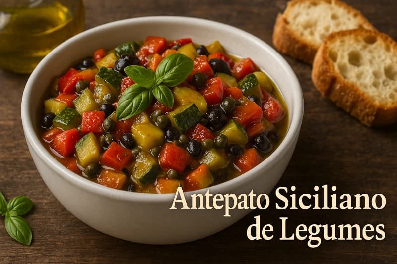 Antepasto Siciliano de Legumes ao Azeite