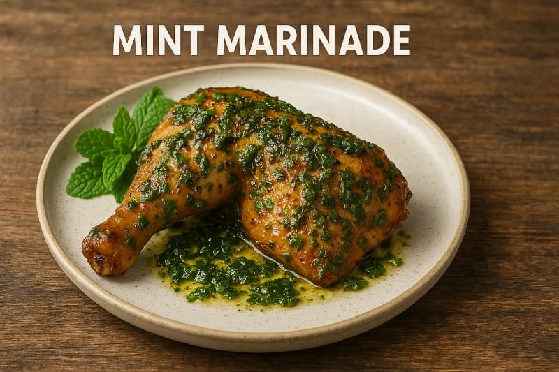 Marinada de Hortelã para Aves e Carneiro