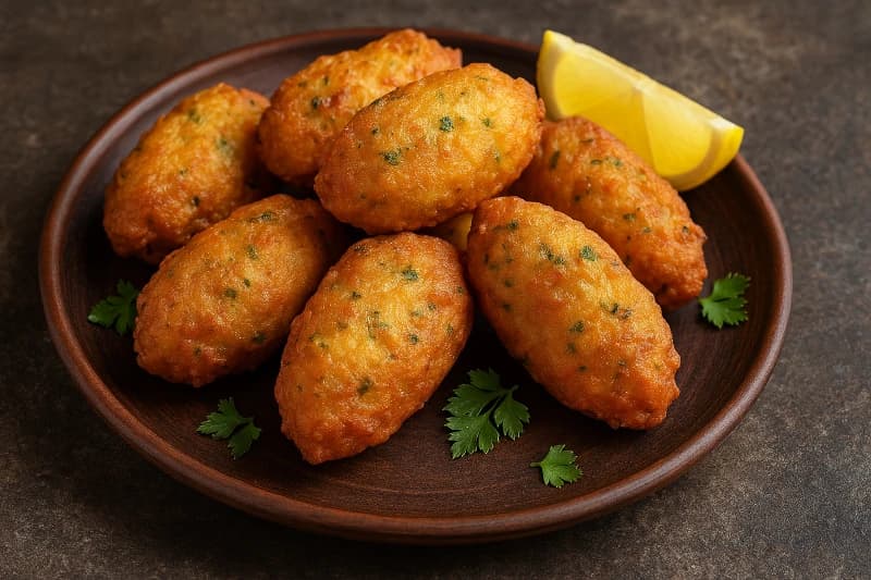 Bolinho de Bacalhau Crocante