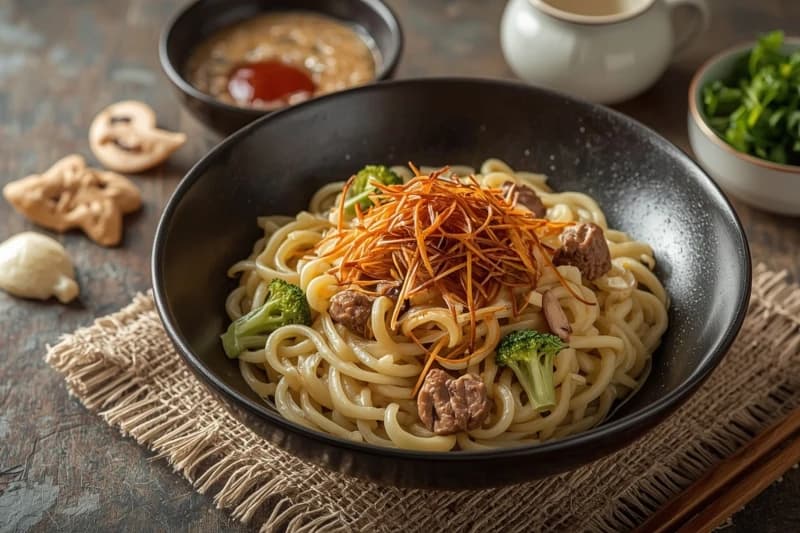 Yakissoba Tradicional com Legumes e Carne