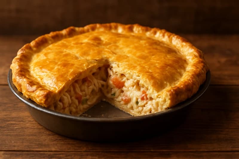 Empadão de Frango Cremoso