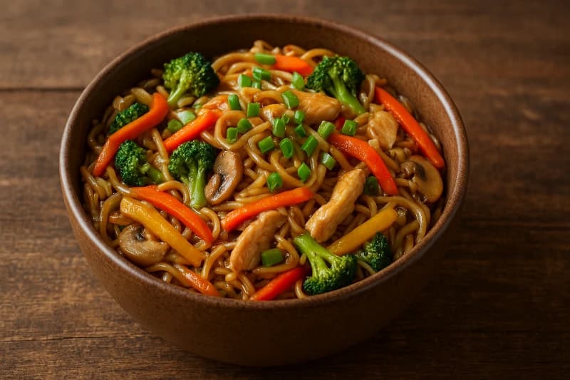 Yakisoba de Micro-ondas Fácil