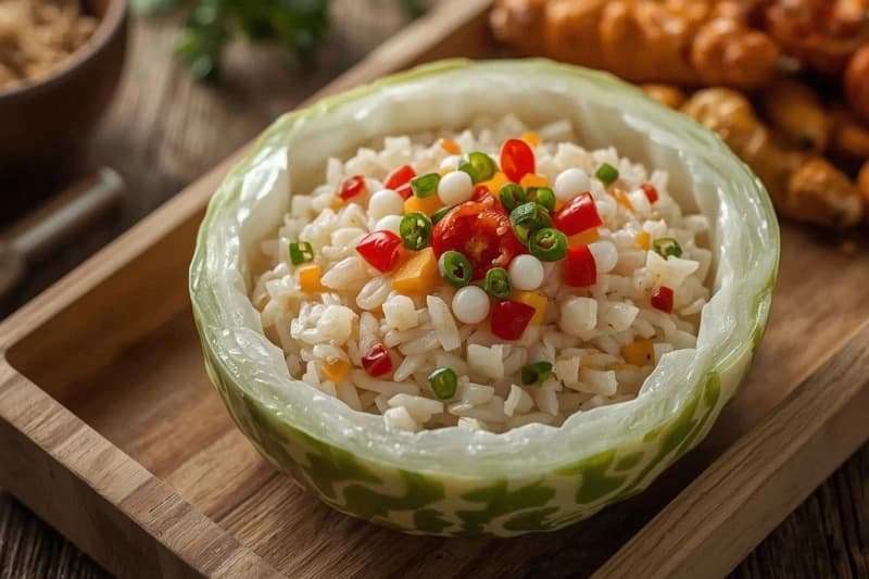 Abóbora Japonesa Recheada Cremosa