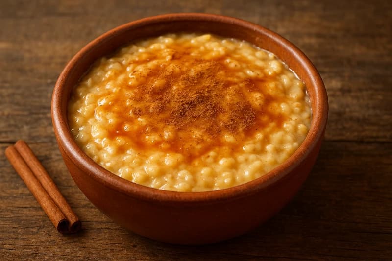 Arroz Doce Caramelizado Cremoso