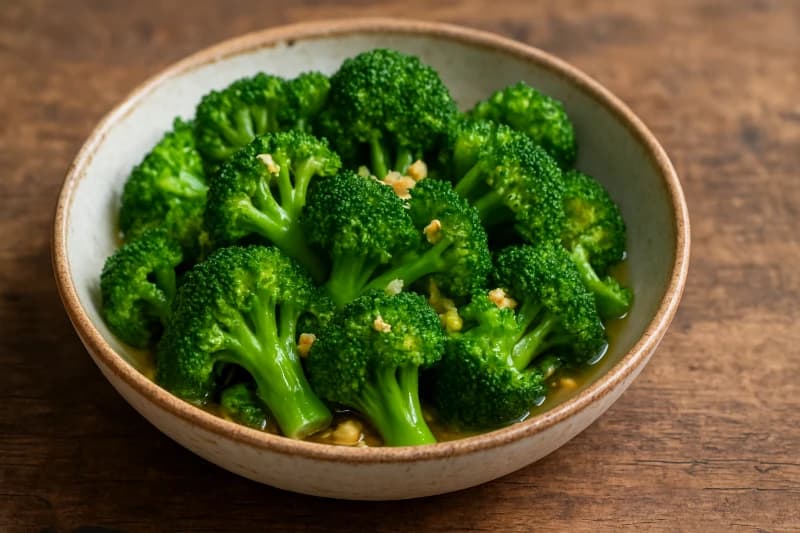 Brócolis Refogado com Alho e Azeite