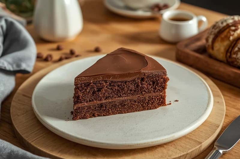 Um bolo chiffon leve e fofinho, recheado com doce de leite cremoso e coberto com um glacê de chocolate irresistível.