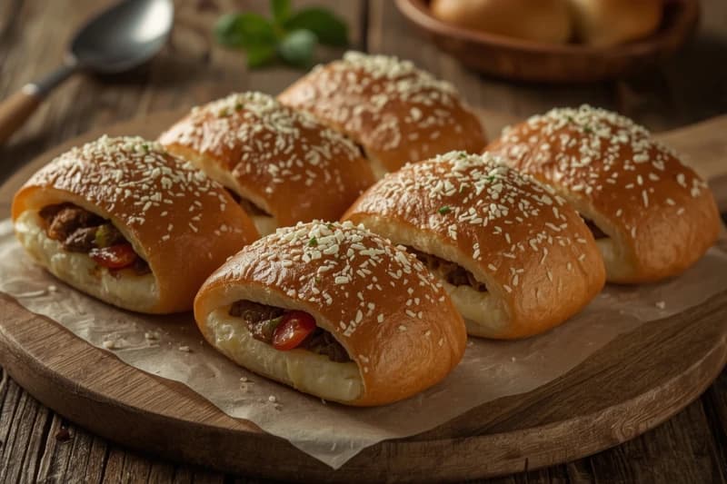 Buraco Quente Assado com Recheio de Carne