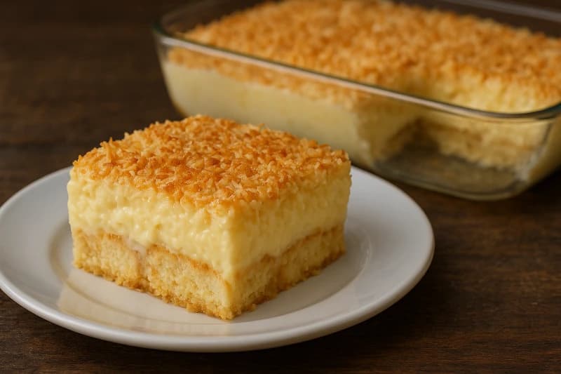 Sobremesa Véu de Noiva com Coco