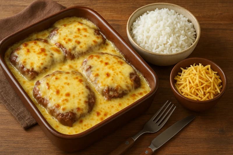 Alcatra Cremosa ao Forno com Queijo