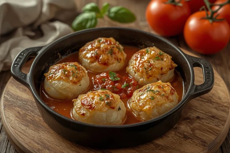 Almôndegas Assadas ao Forno com Toque de Salsa