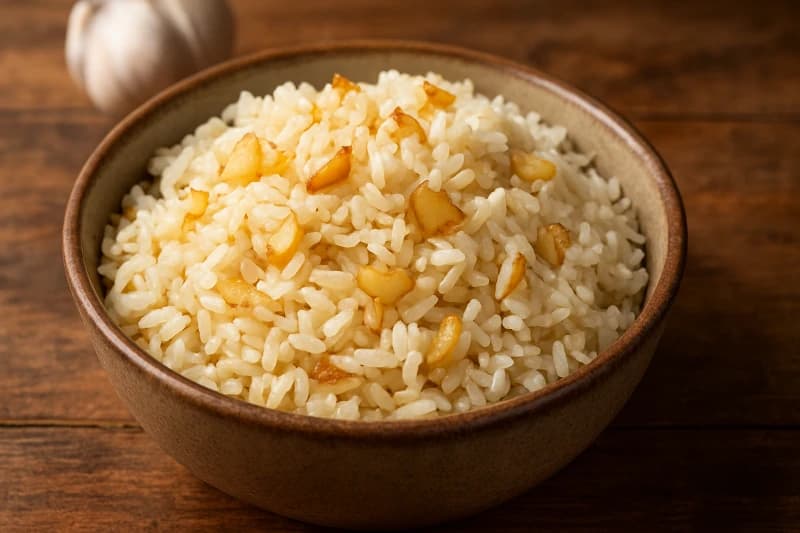 Arroz de Alho Dourado