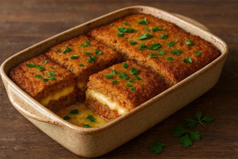 Assado de Triguilho com Queijo (Vegetariano)