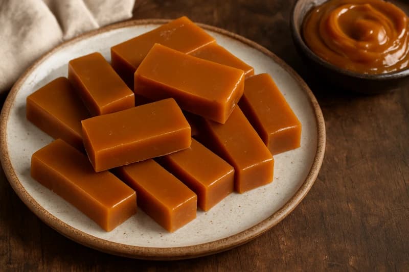 Docinho caseiro, macio e cheio de sabor, perfeito para cortar em barrinhas ou losangos e servir em qualquer ocasião.