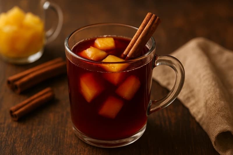 Vinho Quente Tropical de Abacaxi