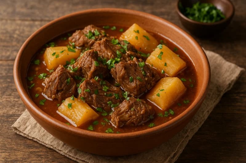 Vaca Atolada Tradicional com Costela Bovina