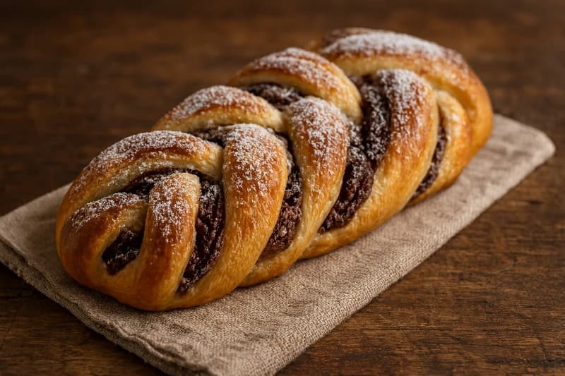 Trança de Chocolate Artesanal