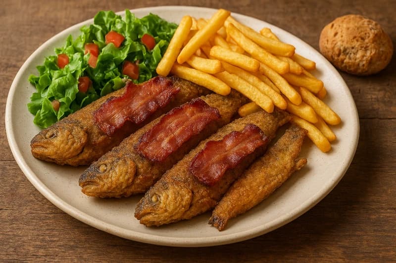 Trutas Crocantes à Moda da Serra (Arganil)