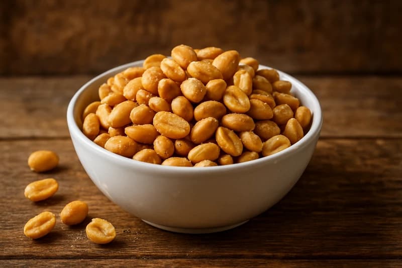 Amendoim Torrado Crocante no Micro-ondas